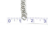 Double Link Etched Chain Gold 0.5"