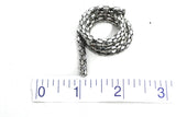 Polygon Metal Chain 2.5mm Silver