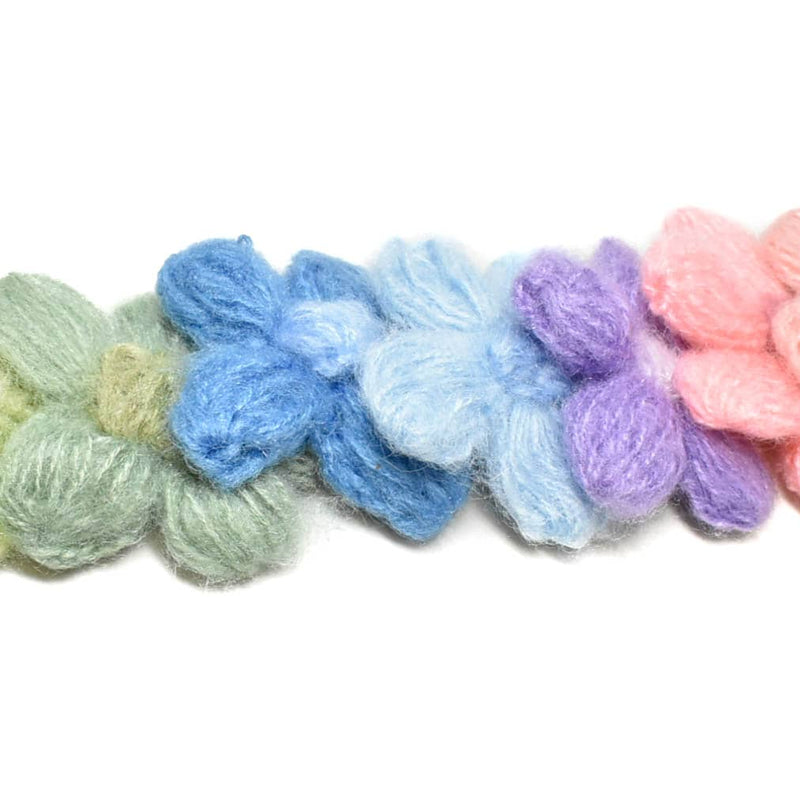 Cotton Flower Applique 2.75"