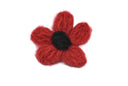 Cotton Flower Applique 2.75"