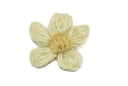 Cotton Flower Applique 2.75"