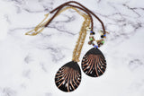 Shell Necklace Flower Bracelet Set