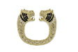 Rhinestone Lion Head Buckle