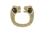 Rhinestone Lion Head Buckle