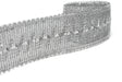 Sequins Metallic Trim 1.75" Gold Silver