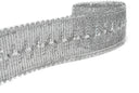 Sequins Metallic Trim 1.75" Gold Silver