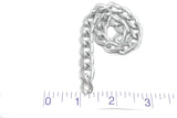 Textured Aluminum Chain 8 mm