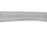 Sequins Metallic Trim 1.75" Gold Silver