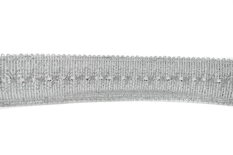 Sequins Metallic Trim 1.75" Gold Silver