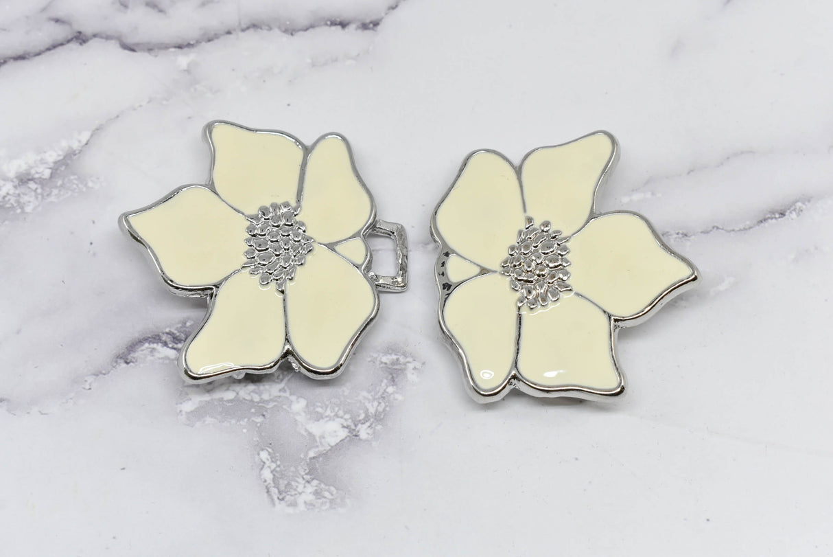 Flower Metal Buckle Connector