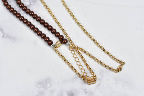 Shell Necklace Flower Bracelet Set