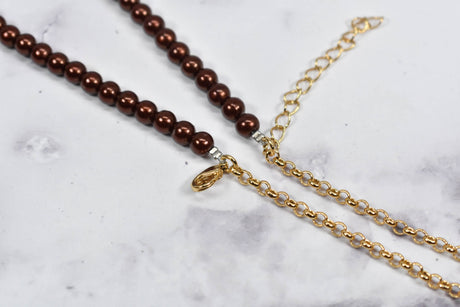 Shell Necklace Flower Bracelet Set