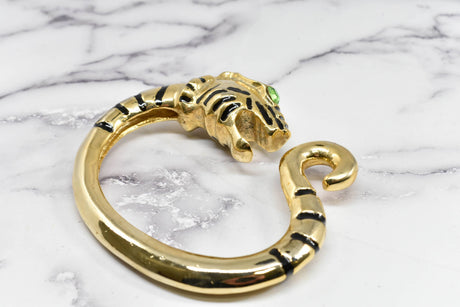 Gold Lion Buckle Decorative Metal