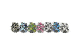Rhinestone Flower Bouquet Brooch