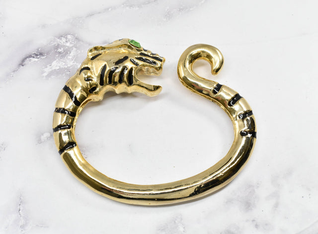 Gold Lion Buckle Decorative Metal