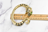 Gold Lion Buckle Decorative Metal