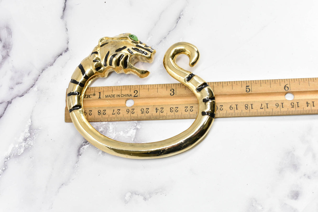Gold Lion Buckle Decorative Metal