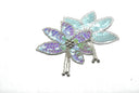 Sequins Beaded Flower Applique 3.5"