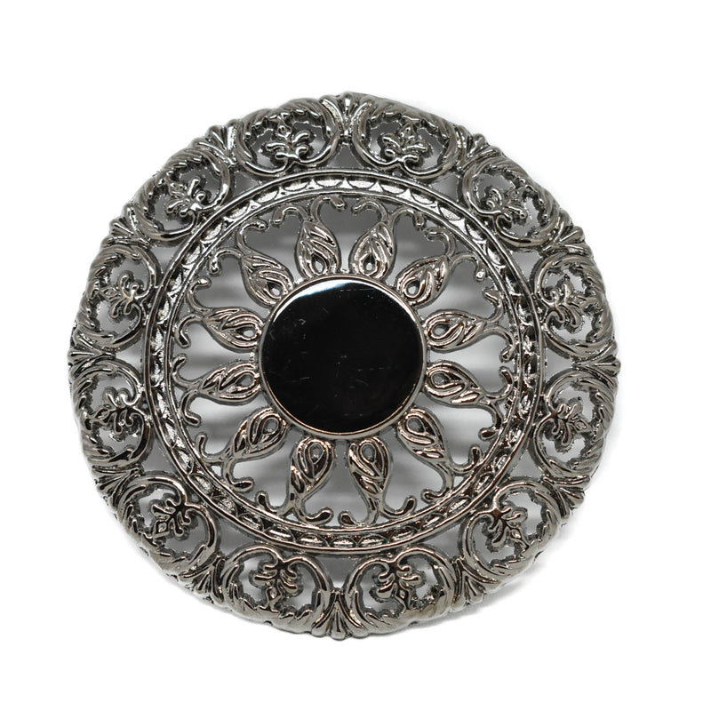 Vintage Flower Buckle 3.38"