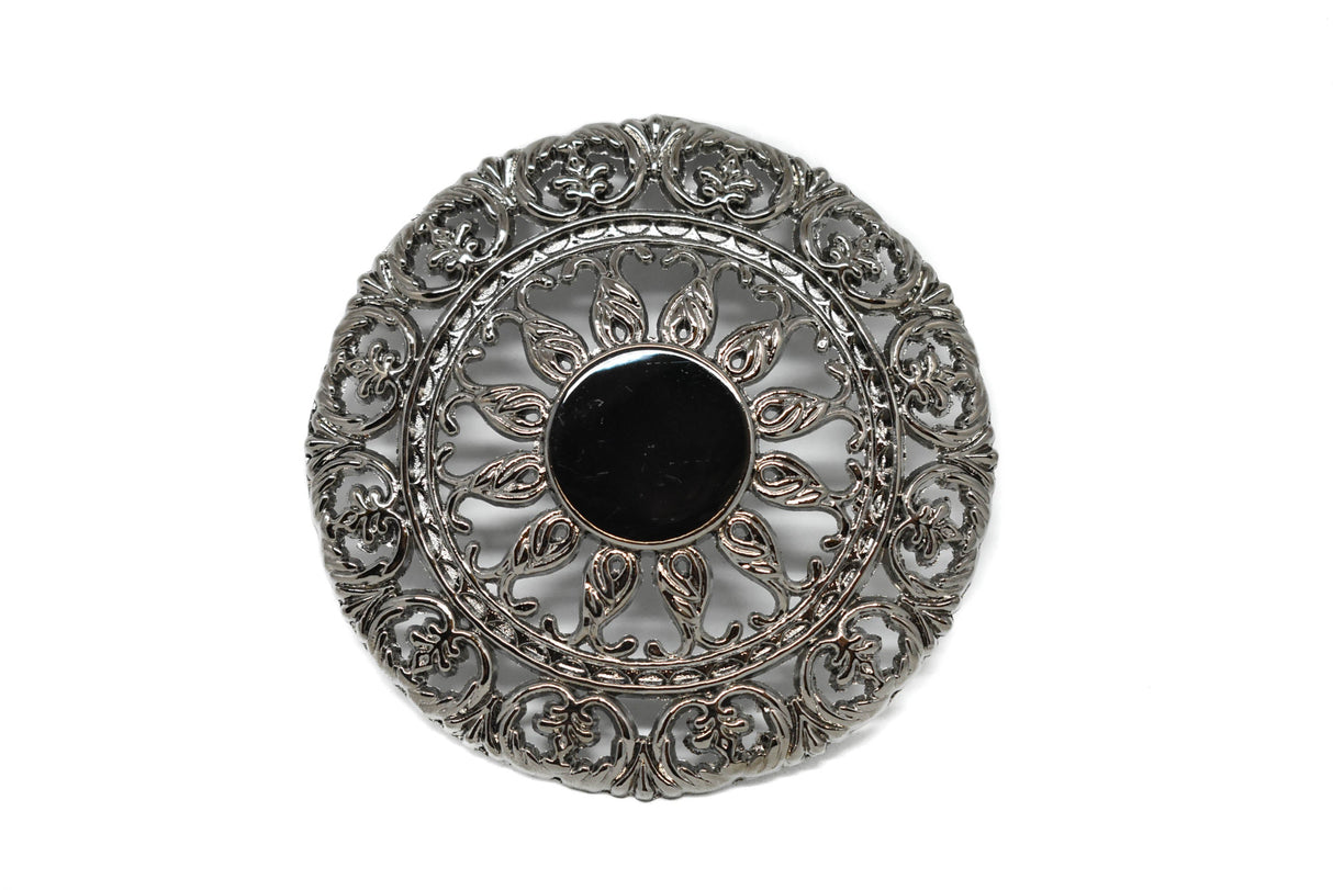 Vintage Flower Buckle 3.38"