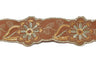 Jacquard Ribbon Floral Sequins 2.13in