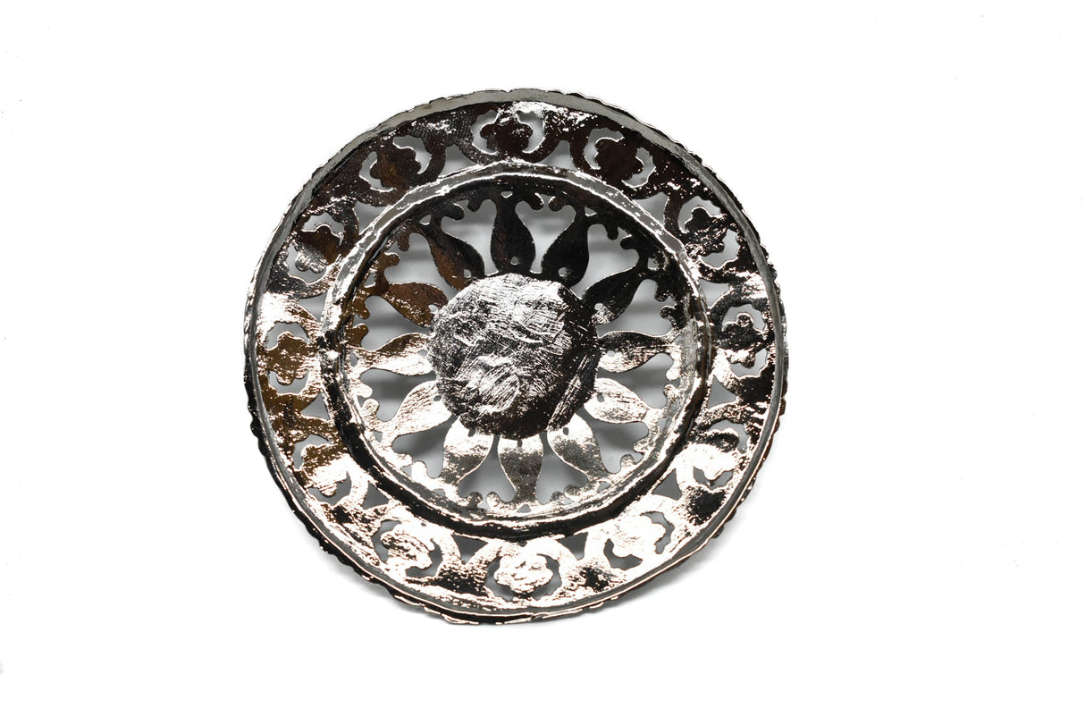 Vintage Flower Buckle 3.38"
