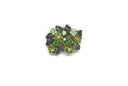 Rhinestone Flower Bouquet Brooch
