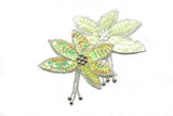 Sequins Beaded Flower Applique 3.5"