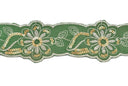 Jacquard Ribbon Floral Sequins 2.13in