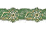 Jacquard Ribbon Floral Sequins 2.13in