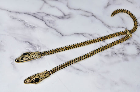 Rhinestone Snake Appliques