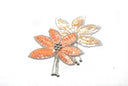 Sequins Beaded Flower Applique 3.5"