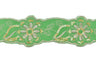 Jacquard Ribbon Floral Sequins 2.13in