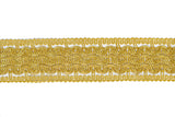 Metallic Gold Wavy Trim 1.75"