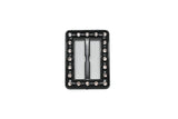 Rhinestone Buckle Plastic Rectangle Slider 2.25 x 1.70