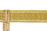 Metallic Gold Wavy Trim 1.75"