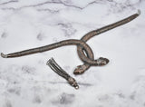 Rhinestone Snake Applique Connector