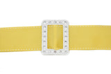 Rhinestone Buckle Plastic Rectangle Slider 2.25 x 1.70