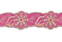 Jacquard Ribbon Floral Sequins 2.13in