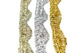 Metallic Scalloped Trim 1" Gold