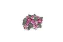 Rhinestone Flower Bouquet Brooch