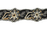 Jacquard Ribbon Floral Sequins 2.13in