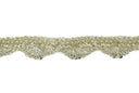 Metallic Scalloped Trim 1" Gold