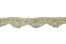 Metallic Scalloped Trim 1" Gold