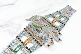 Rhinestone Bird Buckle Applique
