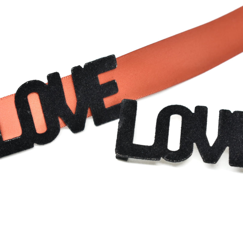 LOVE Suede Belt Buckle Connector