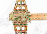 Rhinestone Bird Buckle Applique