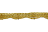 Metallic Scalloped Trim 1" Gold