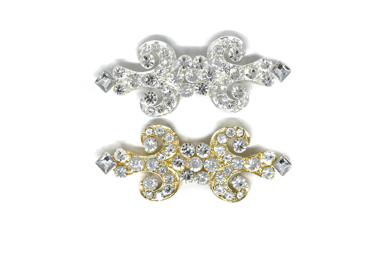 Rhinestone Connector Clasp 4" x 1.75"