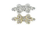Rhinestone Connector Clasp 4" x 1.75"